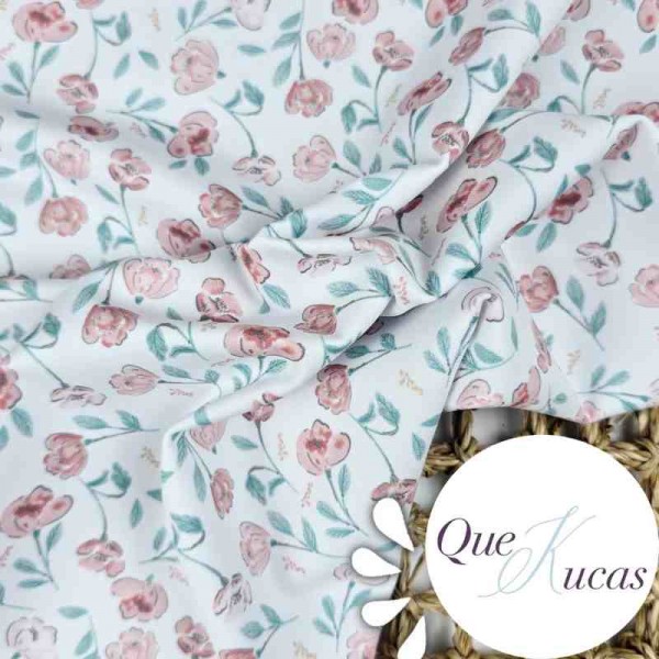 LYCRA DE BAÑO FLOR MÍA ROSA