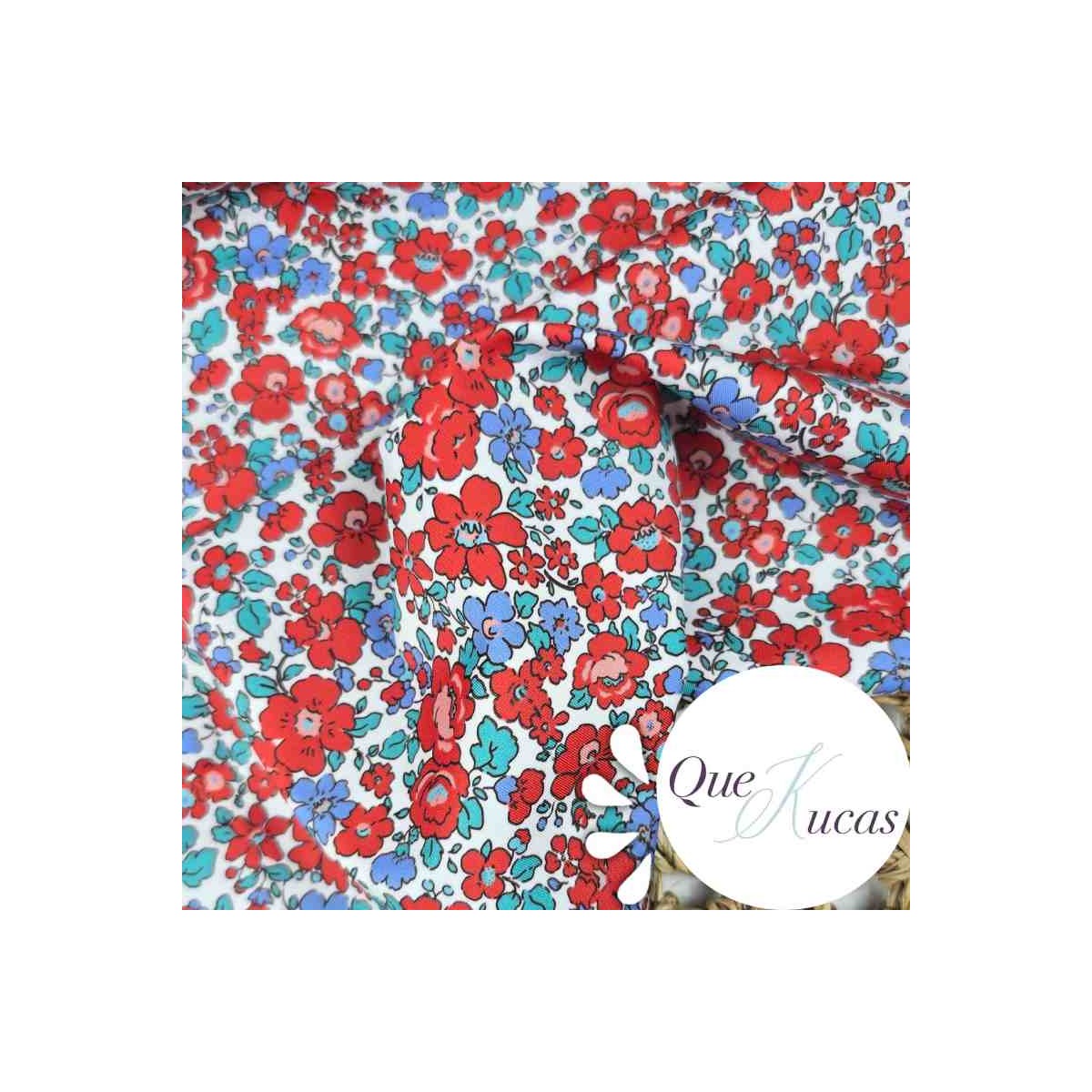 LYCRA DE BAÑO FLOR INÉS ROJO