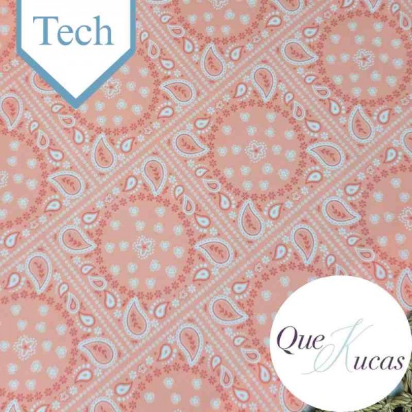 POPELÍN TECH BANDANA PEACH