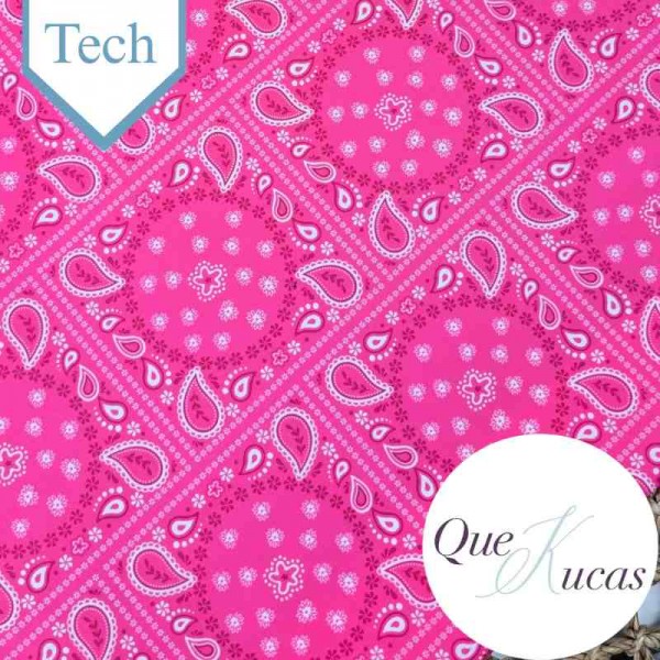 POPELÍN TECH BANDANA FUCSIA