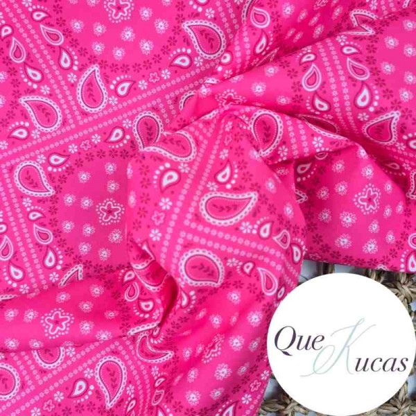 POPELÍN TECH BANDANA FUCSIA