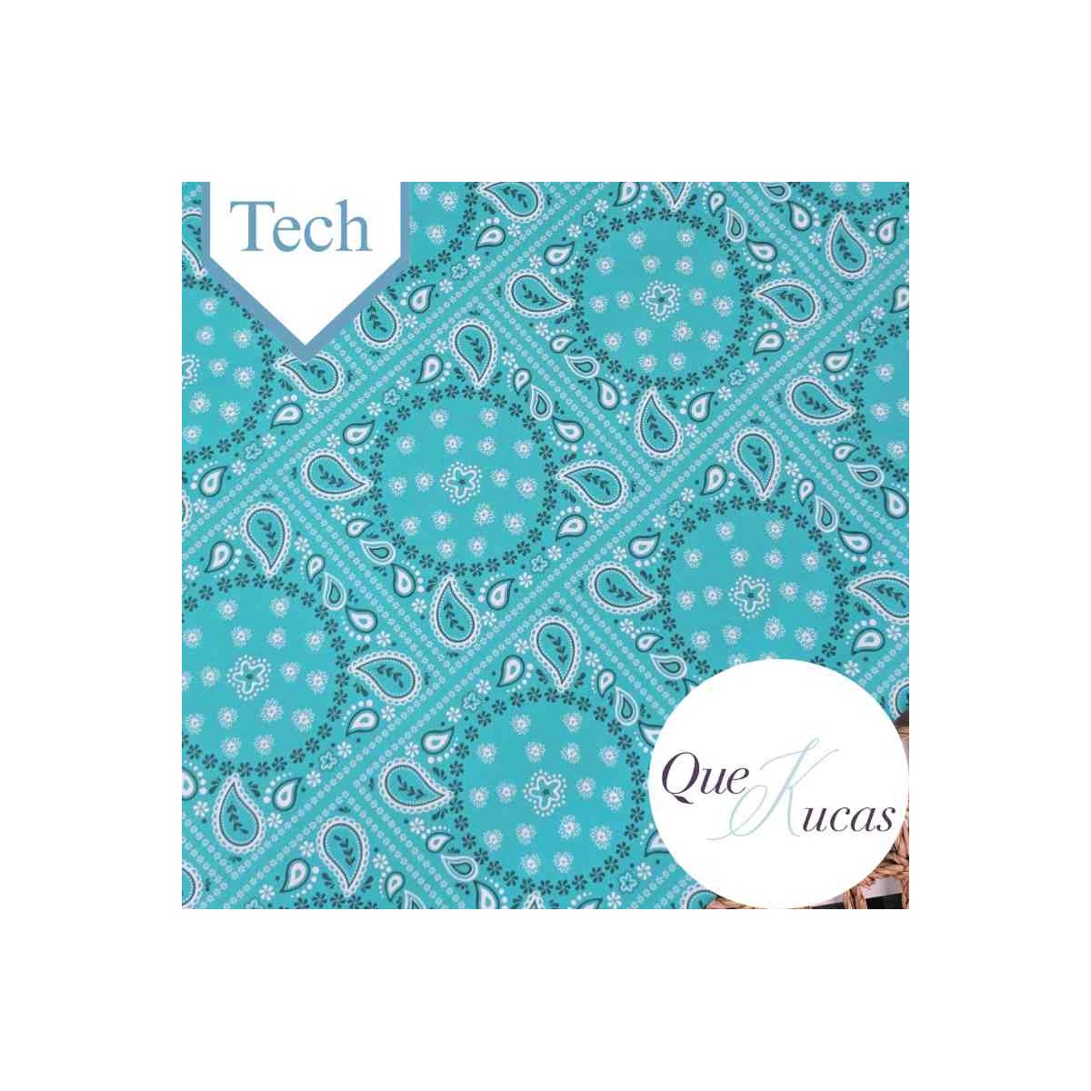 POPELÍN TECH BANDANA AGUAMARINA