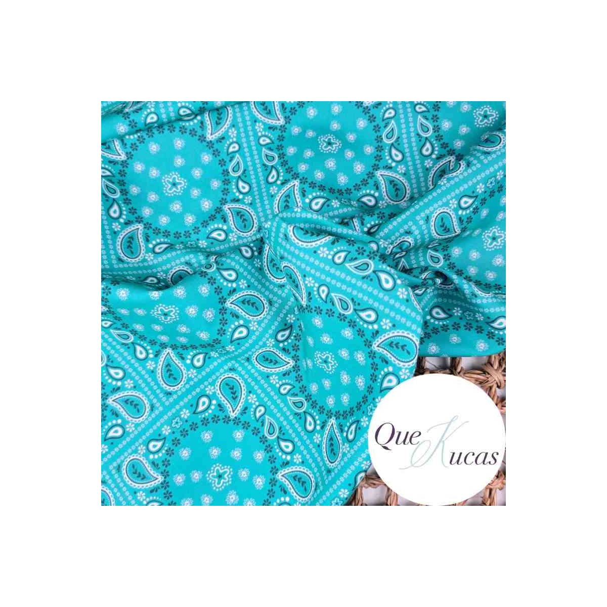 POPELÍN TECH BANDANA AGUAMARINA