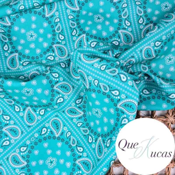 POPELÍN TECH BANDANA AGUAMARINA