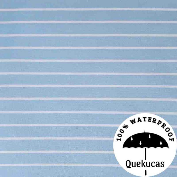 IMPERMEABLE CANVAS RAYAS HIPPO AZUL 2