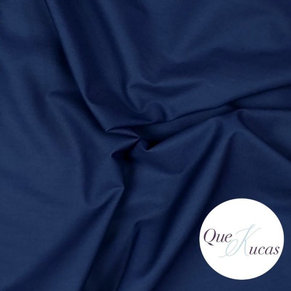 POPELIN LISO AZUL MARINO