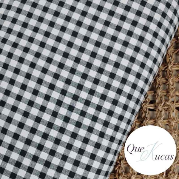 VICHY SEERSUCKER NEGRO