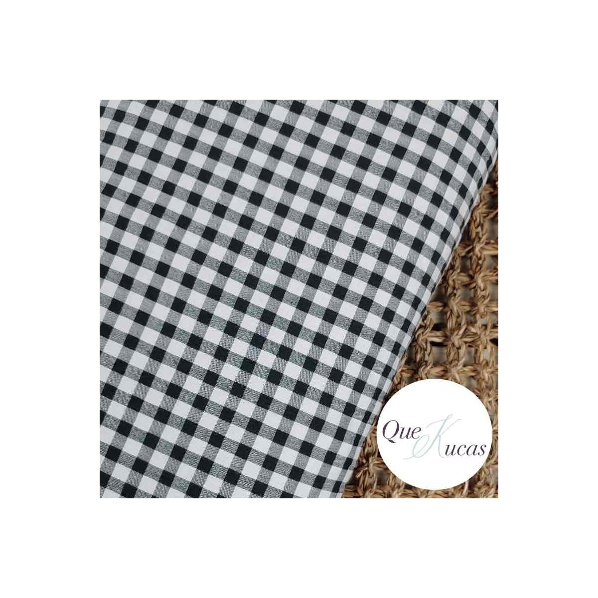 VICHY SEERSUCKER NEGRO