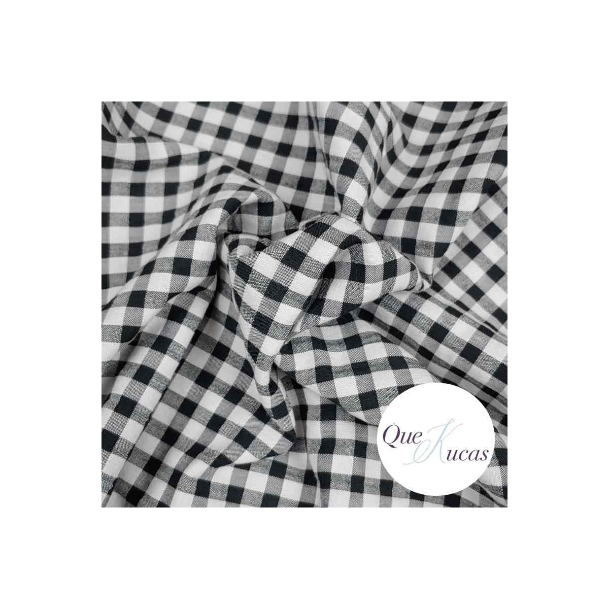 VICHY SEERSUCKER NEGRO