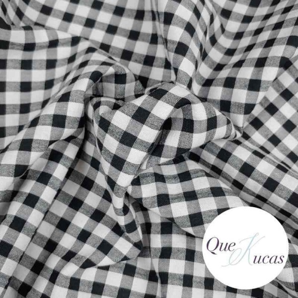 VICHY SEERSUCKER NEGRO