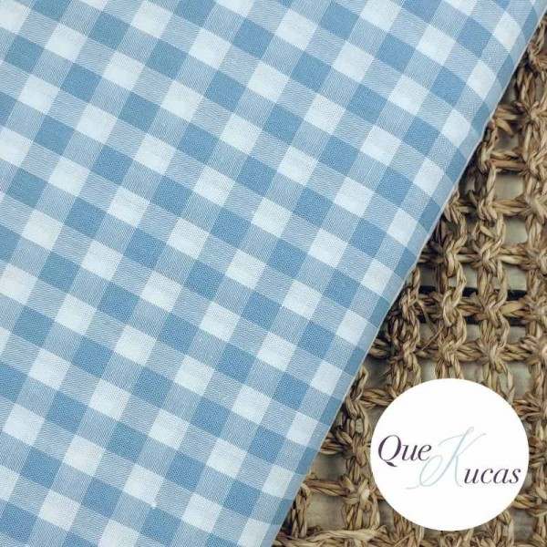 VICHY AZUL EMPOLVADO