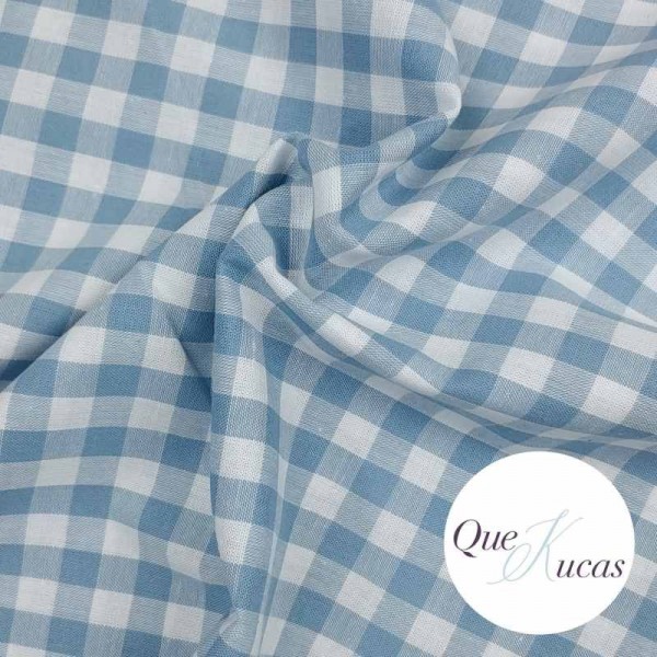 VICHY AZUL EMPOLVADO 2