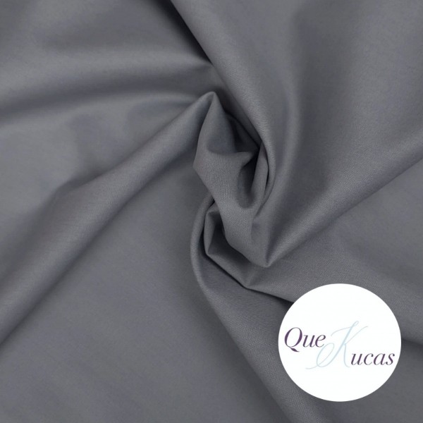 POPELÍN LISO GRIS
