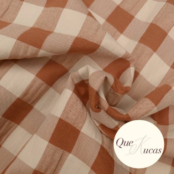 VICHY SEERSUCKER BICOLOR TEJA XL 2