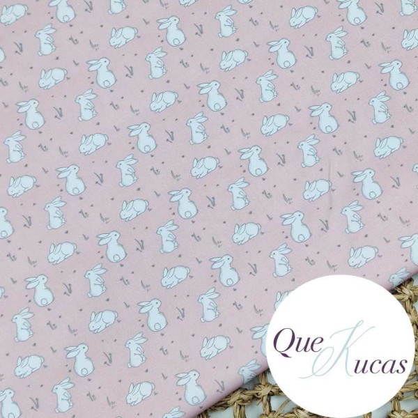 POPELÍN COTTON BUNNIE ROSA NUDE