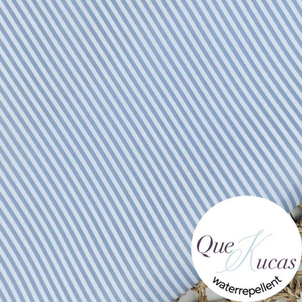 IMPERMEABLE RAYAS AZUL EMPOLVADO