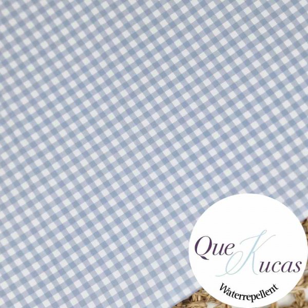 IMPERMEABLE VICHY AZUL EMPOLVADO