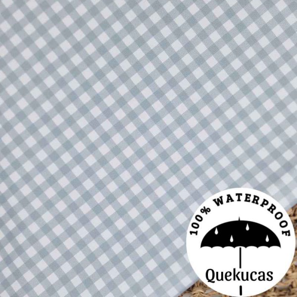 IMPERMEABLE VICHY CANVAS VERDE EMPOLVADO