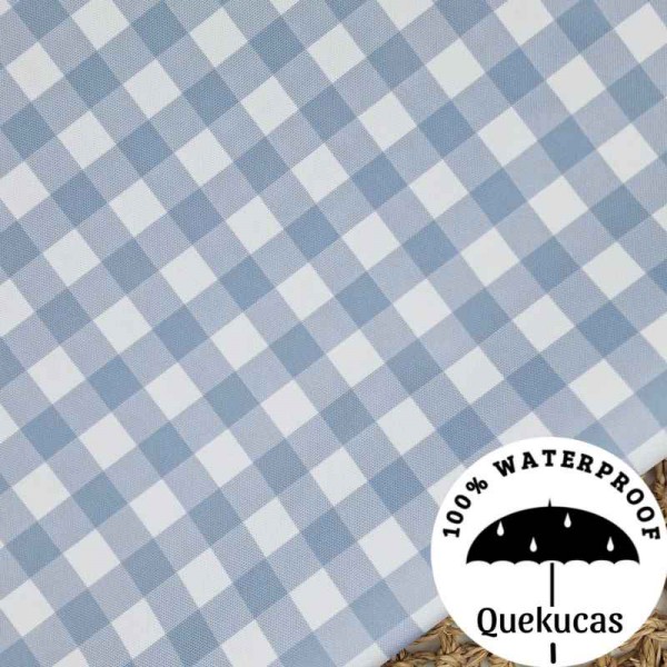 IMPERMEABLE VICHY XL CANVAS AZUL EMPOLVADO