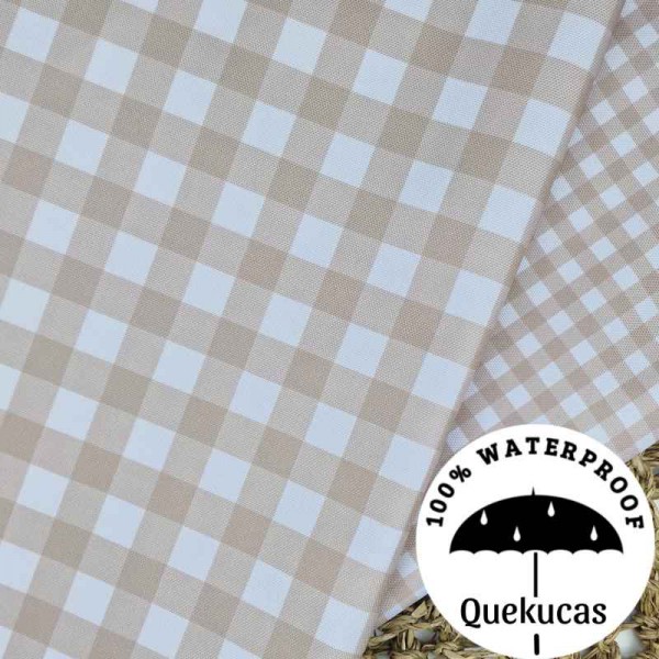 IMPERMEABLE VICHY CANVAS CAMEL 2