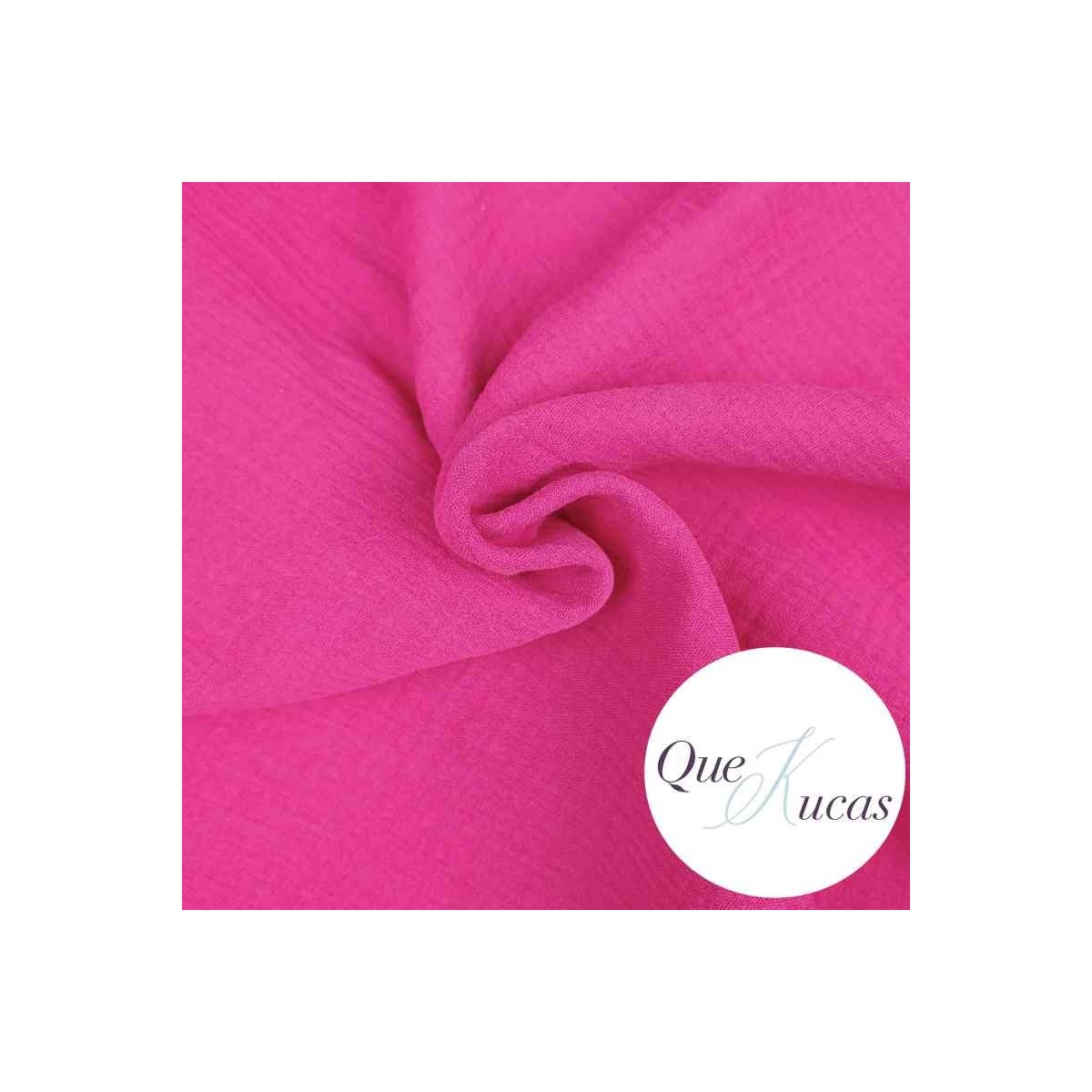 DOBLE GASA ROSA FUCSIA