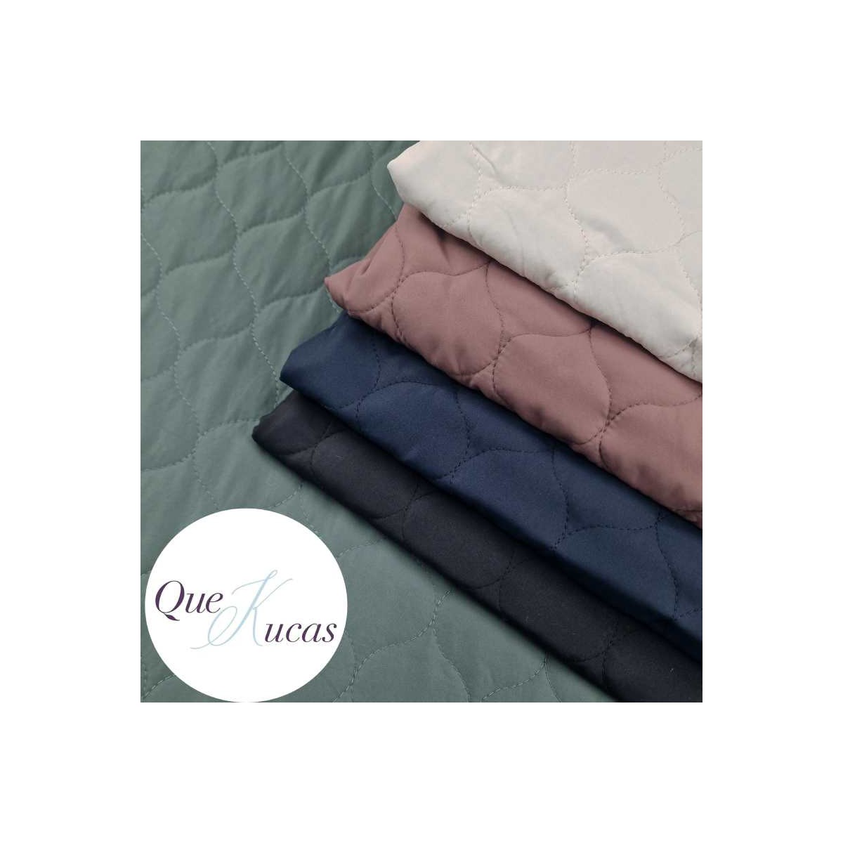 ACOLCHADO ONDAS MARINO