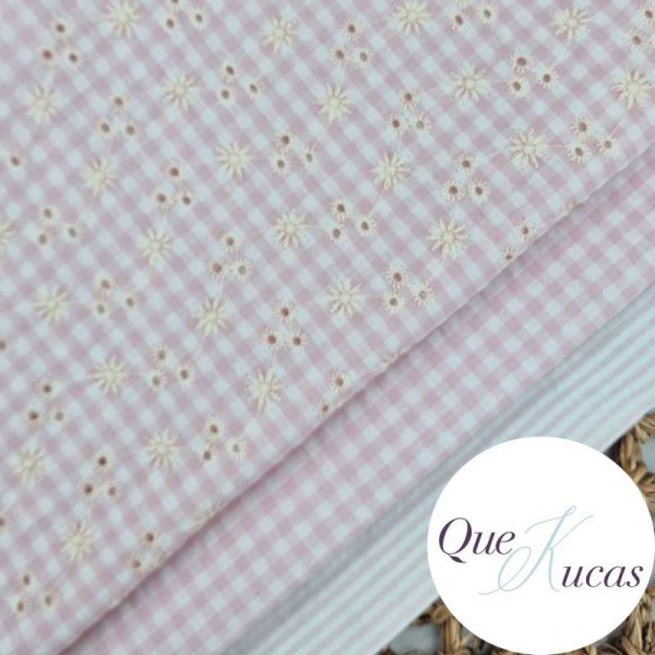 VICHY SEERSUCKER SWEET ROSE