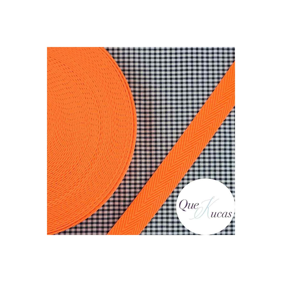 CINTA ESPIGA NARANJA FLÚOR