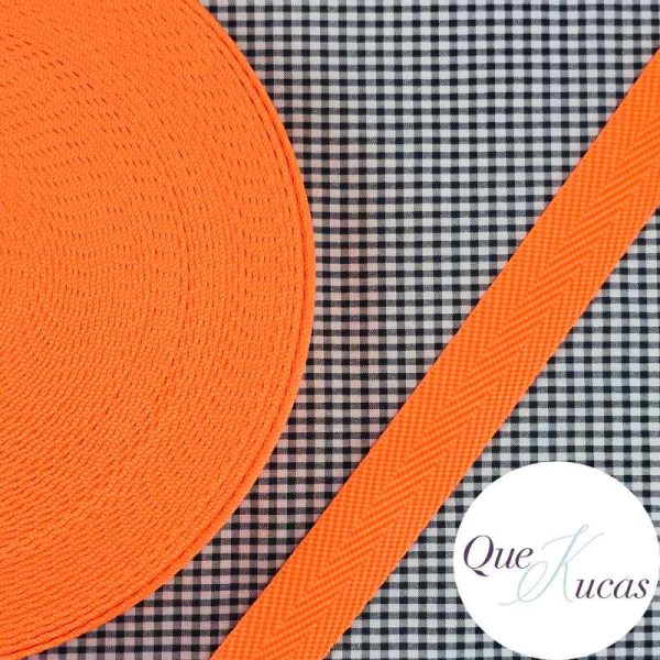 CINTA ESPIGA NARANJA FLÚOR
