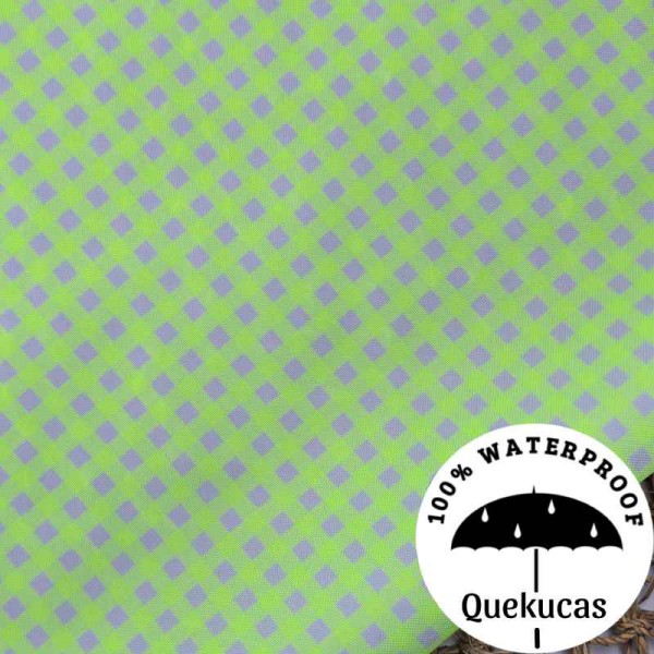 IMPERMEABLE VICHY CANVAS AMARILLO FLÚOR