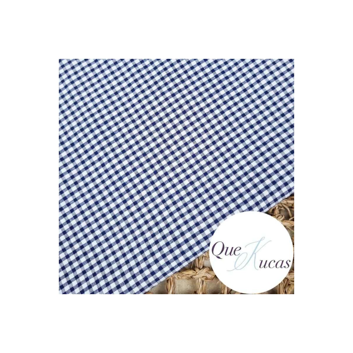 VICHY SEERSUCKER NAVY MINI