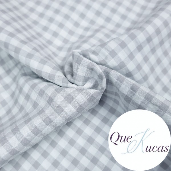 VICHY SEERSUCKER GRIS 2