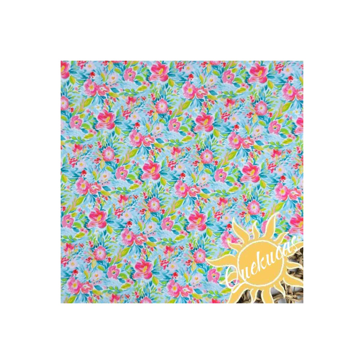 LYCRA DE BAÑO FLOR ACUARELA