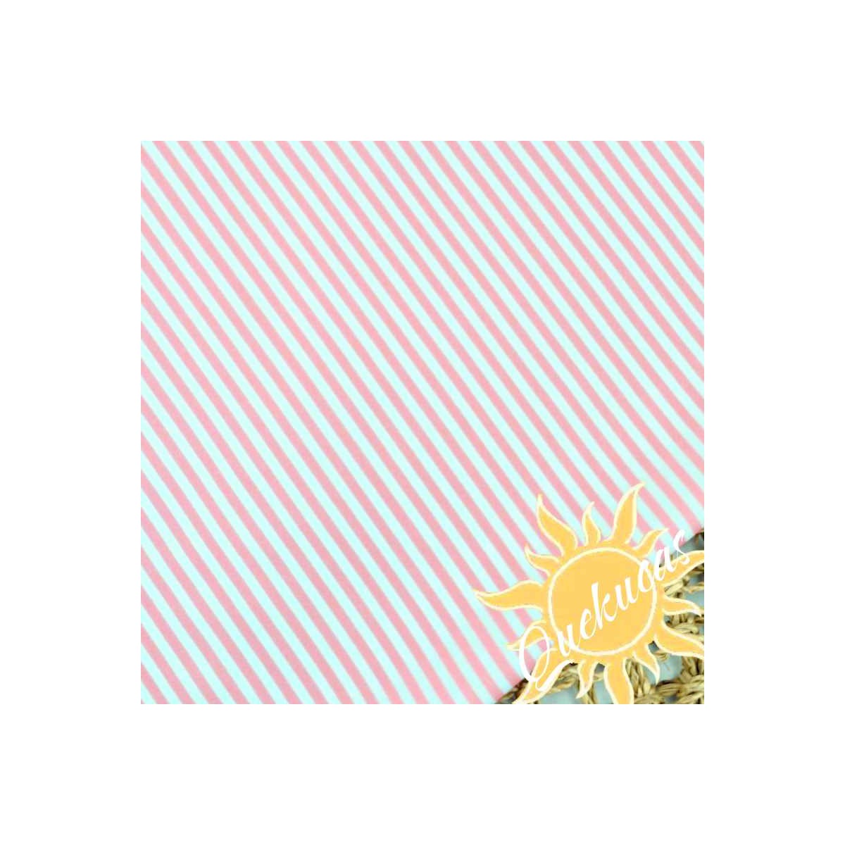 MICROFIBRA DE BAÑO RAYAS LIGHT CORAL