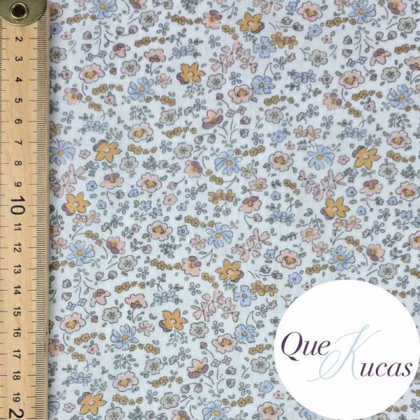 DOBLE GASA FLORES KITTY SALMÓN