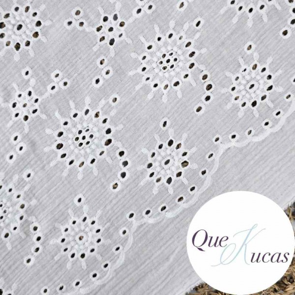 DOBLE GASA BORDADA COIMBRA