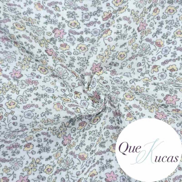 DOBLE GASA FLORES KITTY ROSA