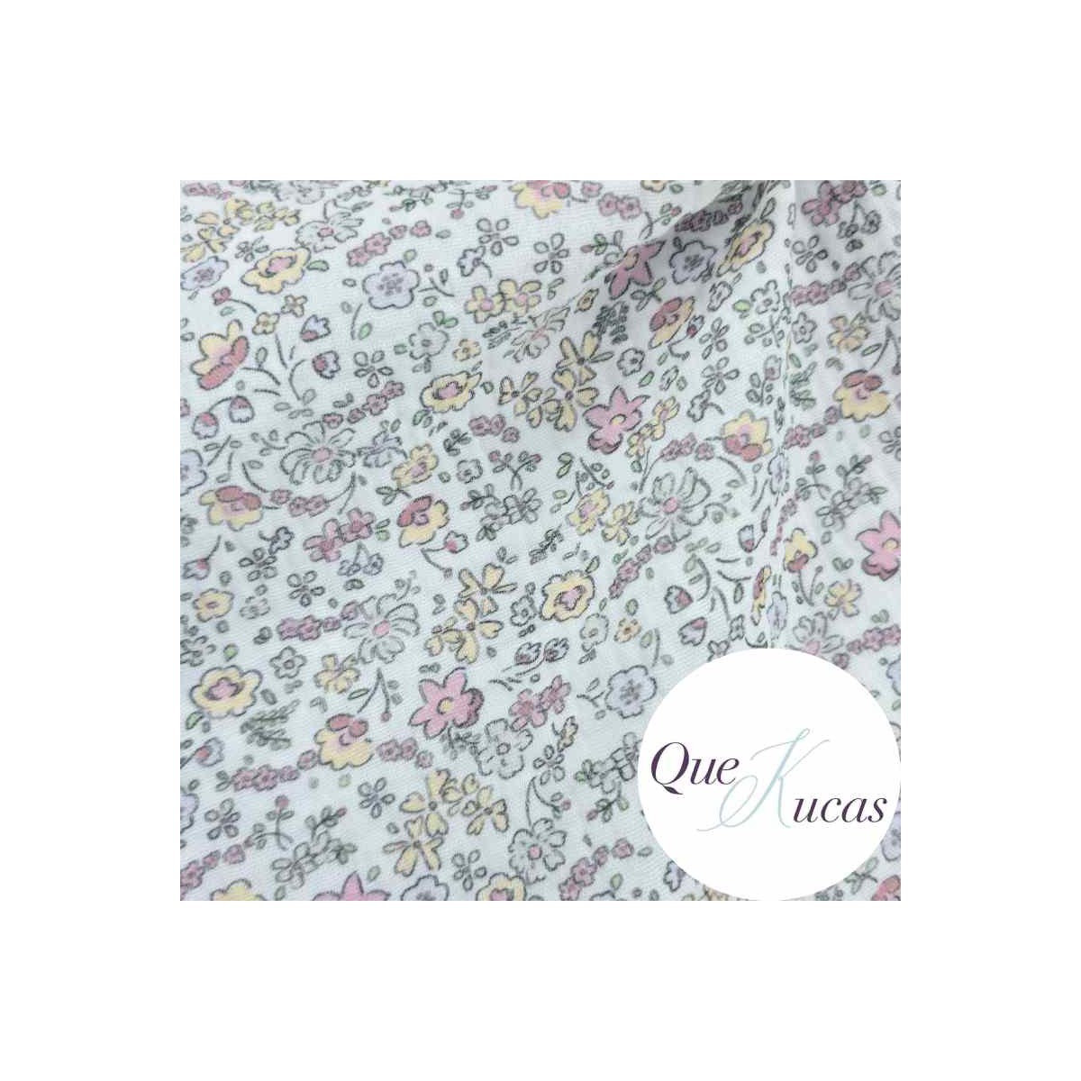 DOBLE GASA FLORES KITTY ROSA