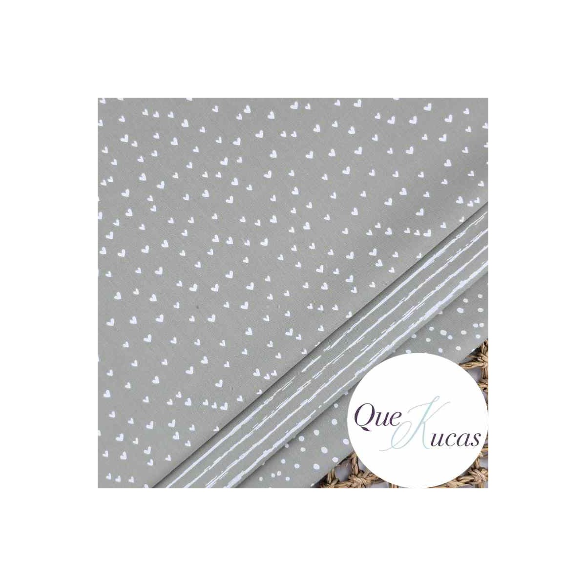 POPELÍN CONFETTI KHAKI