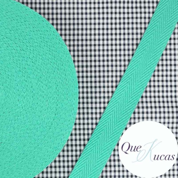 CINTA ESPIGA VERDE AGUA