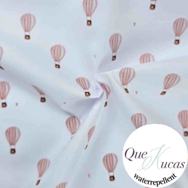 IMPERMEABLE GLOBOS ROSA