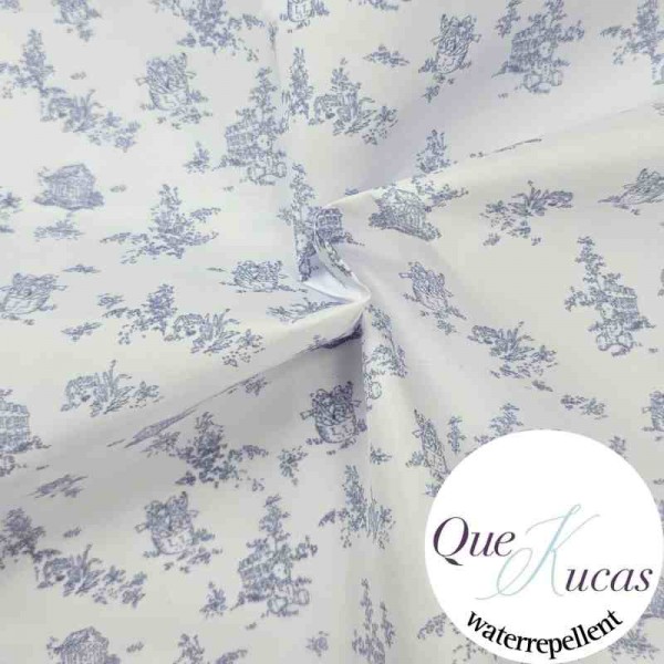 IMPERMEABLE TOILE BABY AZUL 2