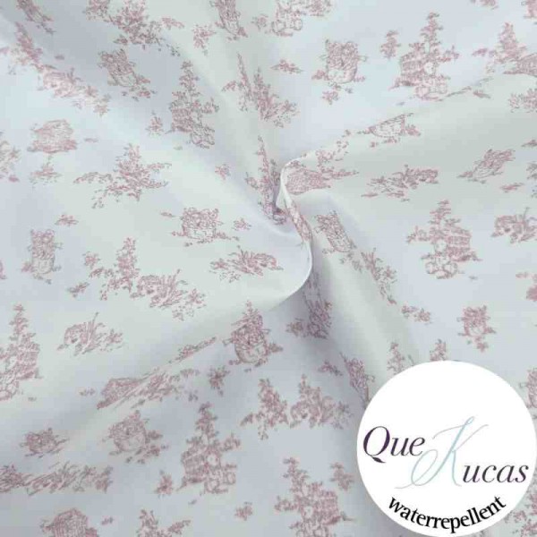 IMPERMEABLE TOILE BABY ROSA