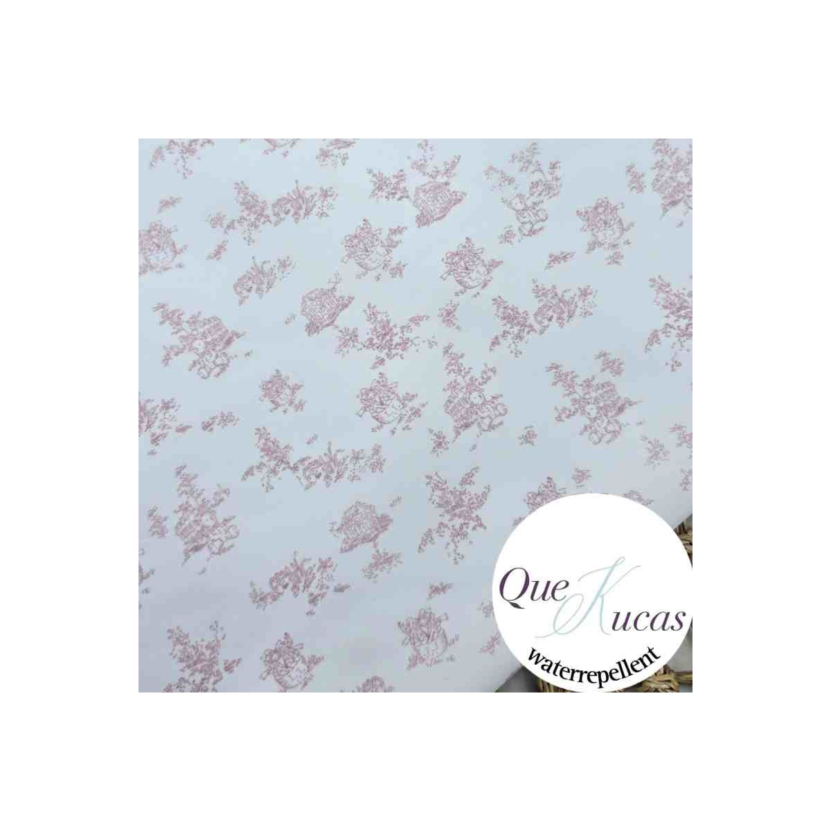 IMPERMEABLE TOILE BABY ROSA