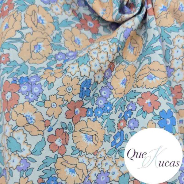 POPELÍN FLORES ARIELLE PEACH