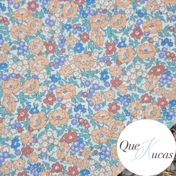 POPELÍN FLORES ARIELLE PEACH