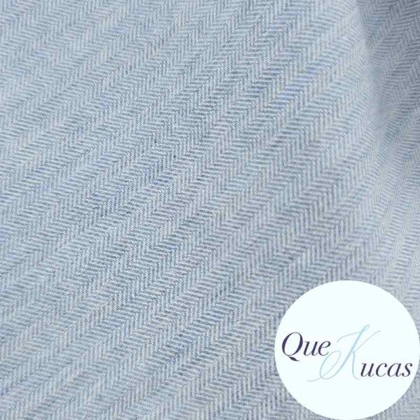 VIYELA ESPIGUILLA AZUL JEANS 2