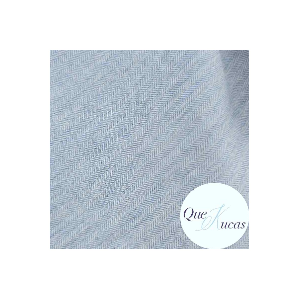 VIYELA ESPIGUILLA AZUL JEANS