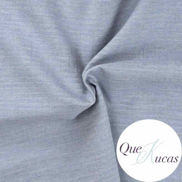 VIYELA ESPIGUILLA AZUL JEANS