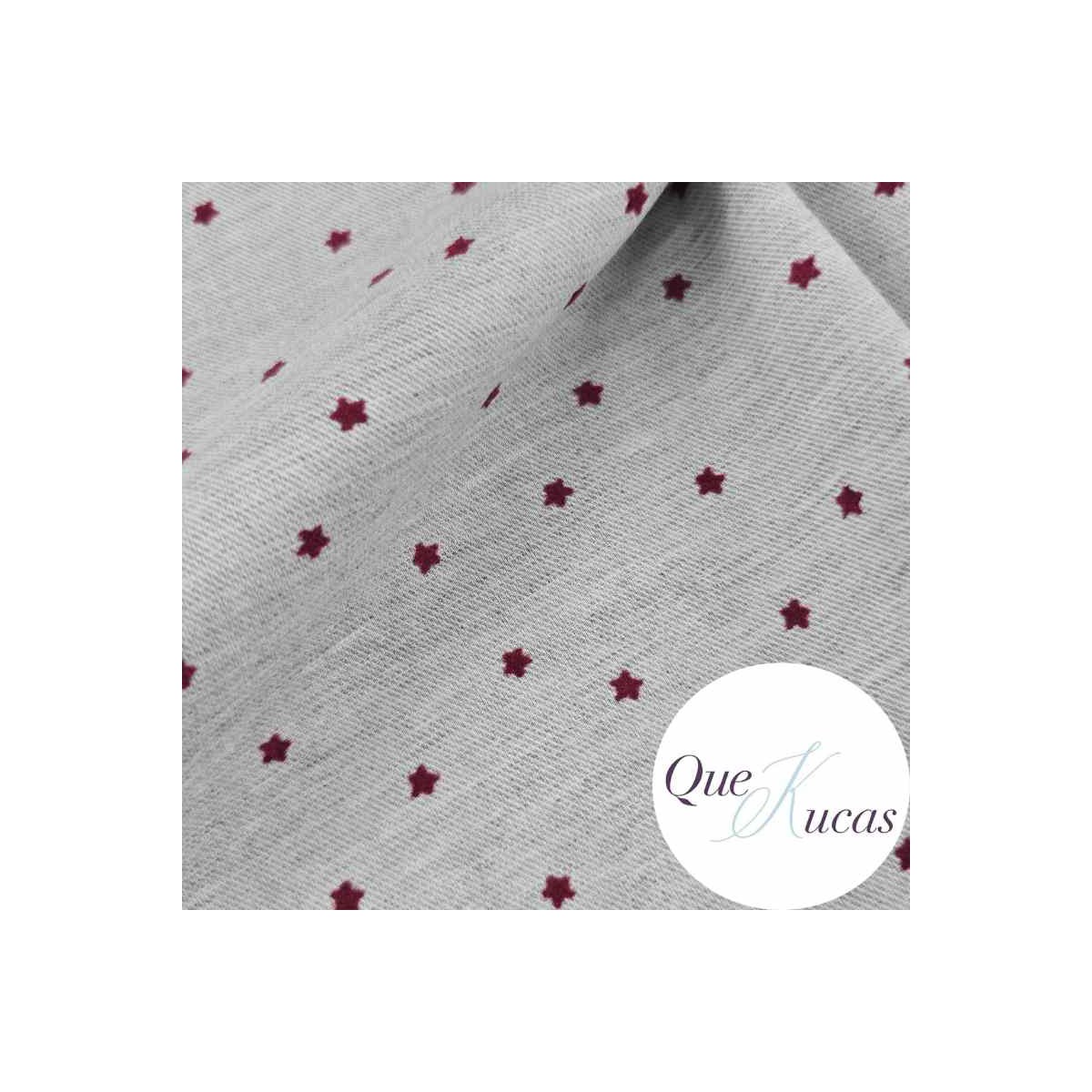 VIYELA ESTRELLAS BURDEOS